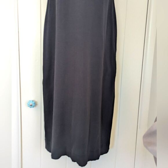 Everlane The 90s Ribbed Tank Dress MD Quiet Luxury Lagenlook Dark Romantic - Picture 5 of 14